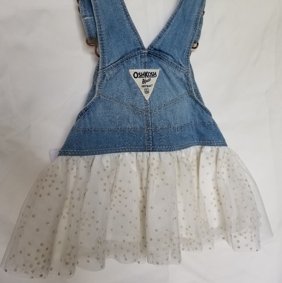 NWT Oshkosh Coverall Jean Dress - Picture 2 of 2